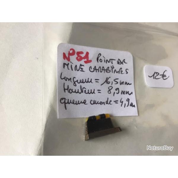 VENDU PAR LE-CUIRASSIER N51 POINT DE MIRE POUR CARABINE