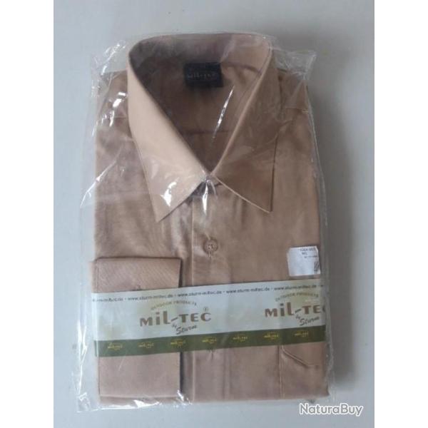 CHEMISE MANCHES LONGUES KAKI