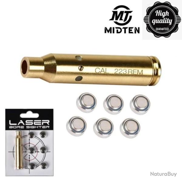 MidTen Balle De R�glage Laser Boresighter Calibre 223REM - LIVRAISON GRATUITE !!