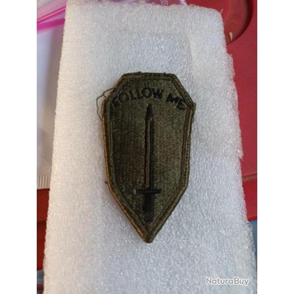 Patch arm�e us INFANTRY SCHOOL kaki ORIGINAL