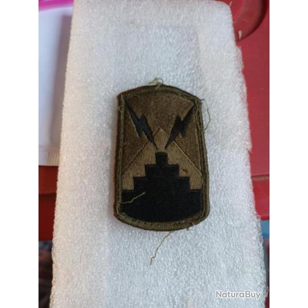 Patch arm�e us 7TH SIGNAL BRIGADE kaki ORIGINAL