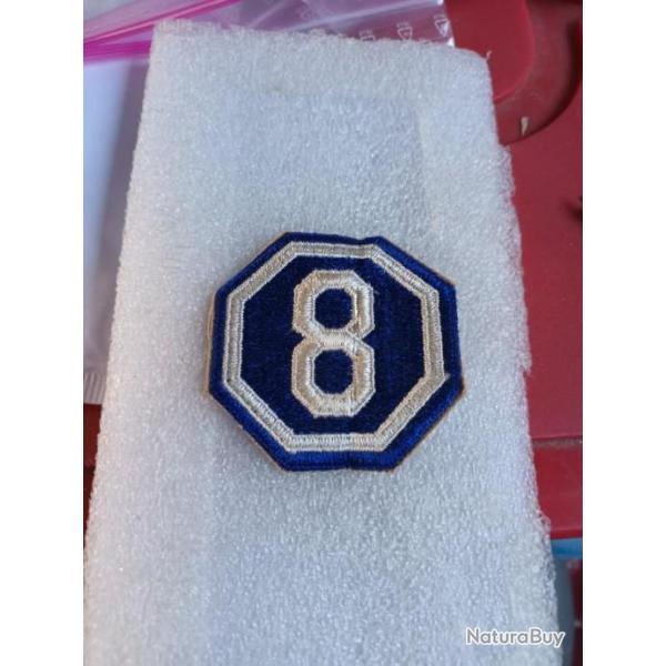 Patch arm�e us 8th ARMY CORPS WW2 ORIGINAL