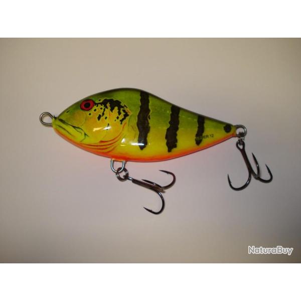 COLORIS EXCLUSIF !! SALMO SLIDER 12CM - PEACKOCK BASS