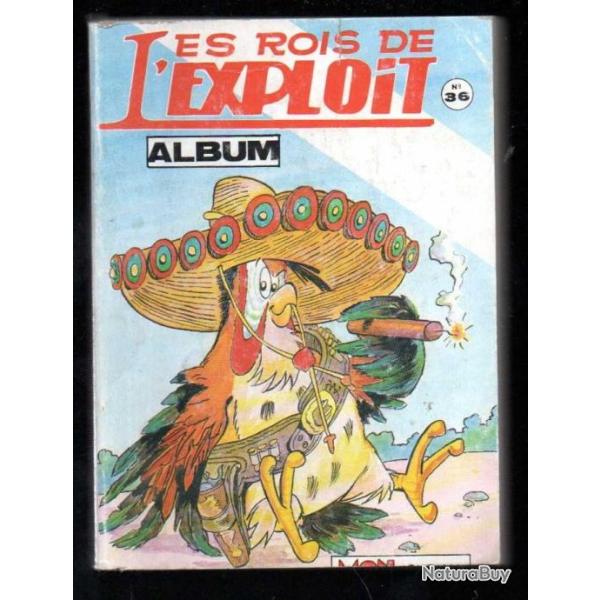les rois de l'exploit reliure n 36 3 bd 7, 8, 12 , comic's bd de presse