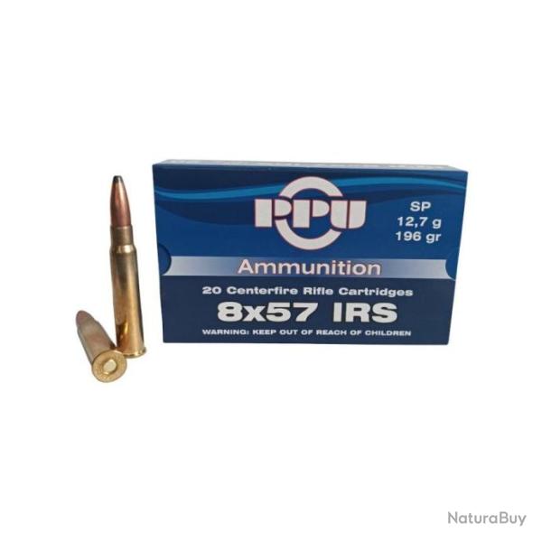 Cartouches Partizan Cal 8x57 JRS - 196 Grs SP