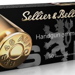 CARTOUCHES SELLIER & BELLOT 45ACP 230 GR X50