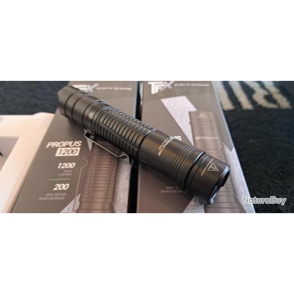 Lampe torche Ledlenser TFX propose 1200 lumens