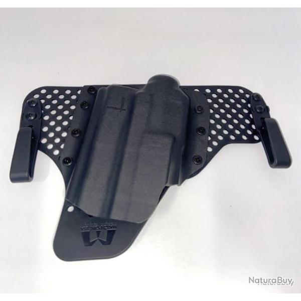 Holster modulable TRB pour Glock 19 / G19 filet� + lampe - Occasion