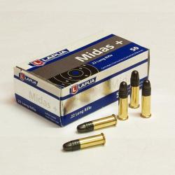Cartouches LAPUA MIDAS + - Cal: 22LR - Boite de 50 unit&eacute;s