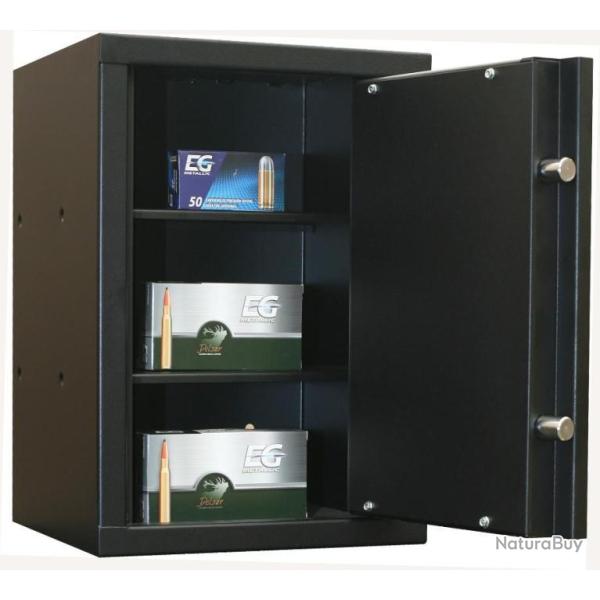 Fortify DELTA2 - Coffre pour Armes de poing grande capacit� - 2 �tag�res - Serrure � cl�