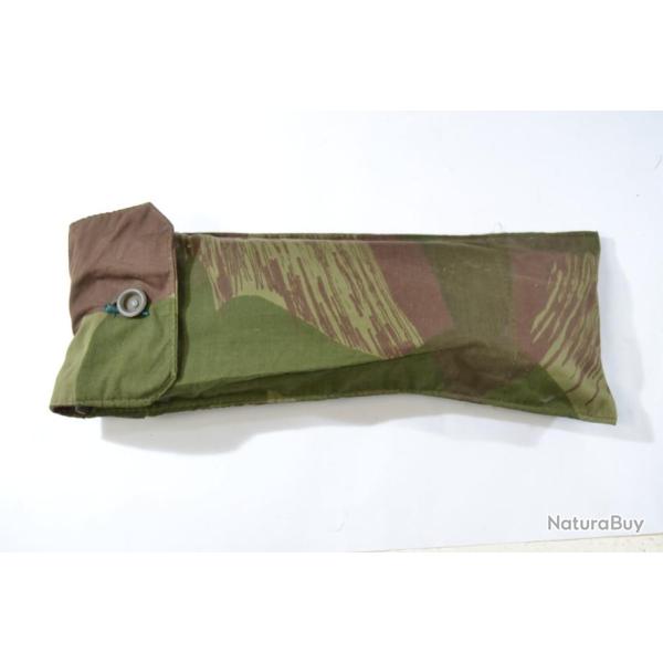 Etui  sardines Arme Belge ? Camouflage Franais Indochine ? Annes 1950. Pouch para camoufl