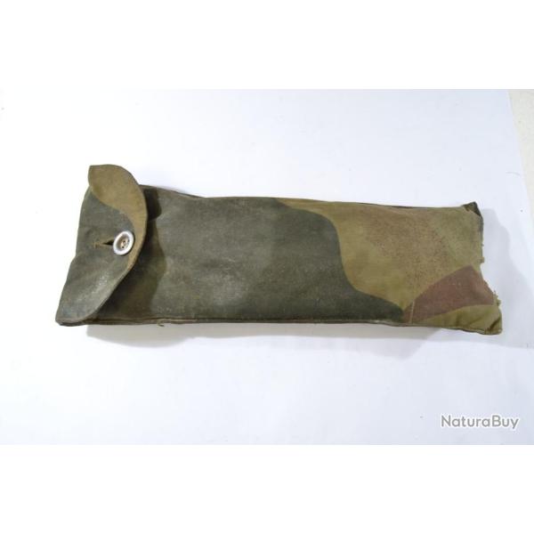Etui  sardines Arme Belge ? Camouflage Anglais ? Annes 1950. Pouch para camoufl