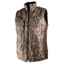 Gilet matelass&eacute; Somlys r&eacute;versible Multihunt roseaux 417 - 3XL