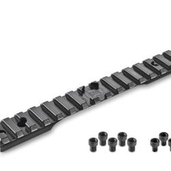 Rail en Acier Carbon 0 MOA pour Carabine Bergara - Action courte