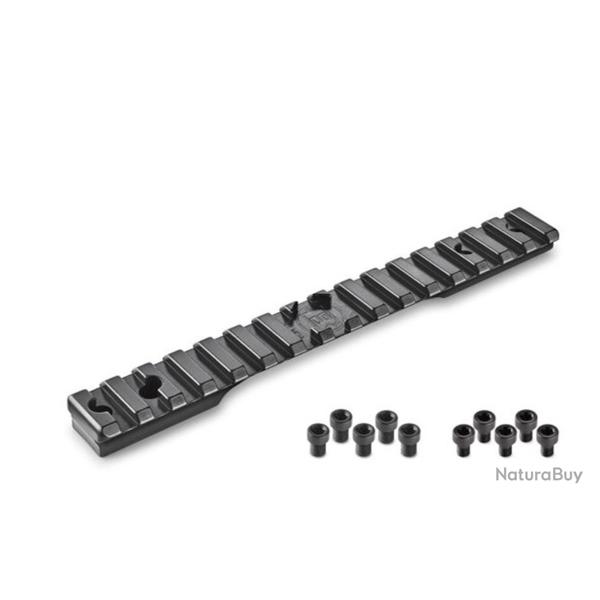 Rail en Acier Carbon 0 MOA pour Carabine Bergara - Action courte