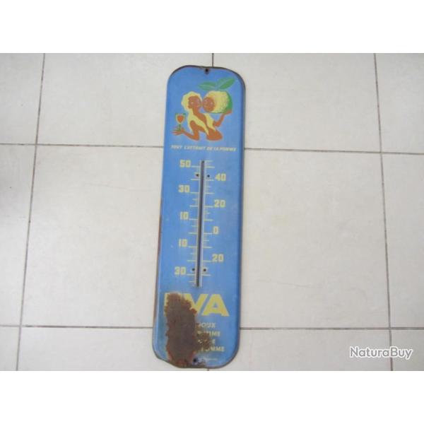 Thermom�tre t�le publicitaire EVA 1950/60