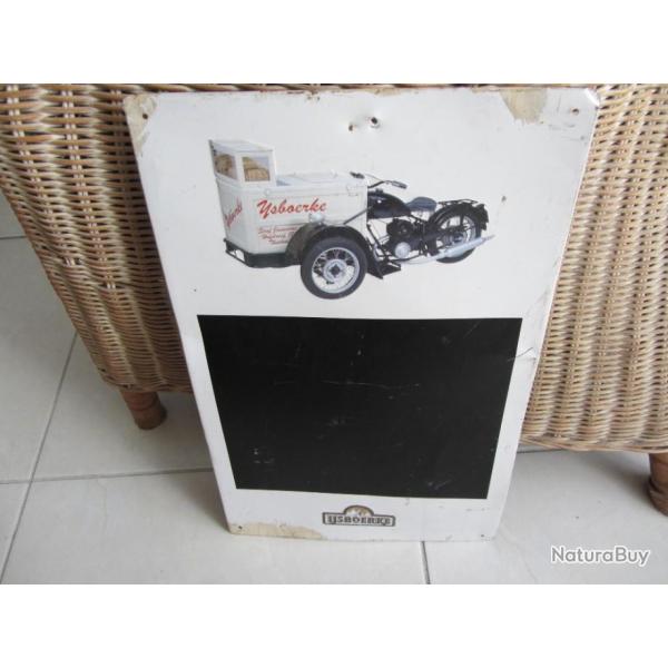 Plaque t�le publicitaire Belgique 1960/70