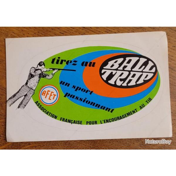 Autocollant chasse, armes , tir, fft , ball-trap
