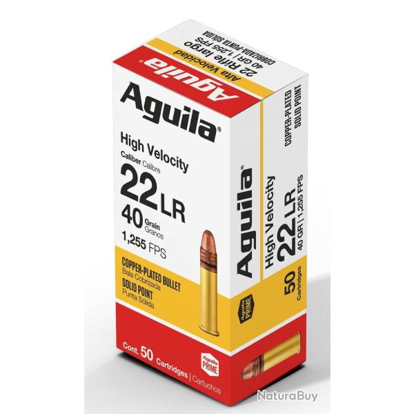 AGUILA - Cartouche 22LR HV SP 40g (x50)