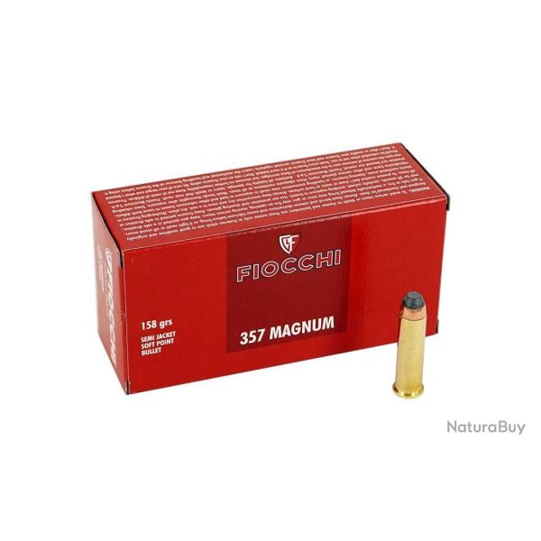 FIOCCHI - Cartouche C.357MAG SJSP 158gr�(x50)