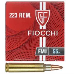 FIOCCHI - Cartouche C.223 REM FMJ 55gr&nbsp;(x50)