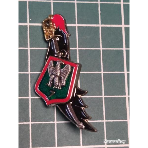 INSIGNE 7 EME REG DE CHASSEURS A CHEVAL, DISSOUS 1993