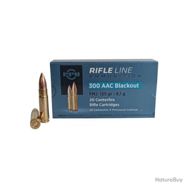 Cartouches Partizan Cal 300 Blackout AAC - 125 Grs FMJ