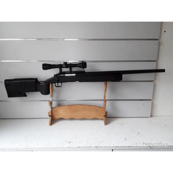 10282 FUSIL DE  SNIPER AIRSOFT ASG M40A3 1,9JOULE SPRING + LUNETTE 4X32 NEUF