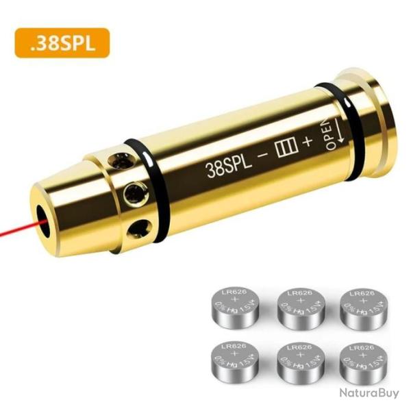 Cartouche D'Entrainement Laser Calibre .38SPL - LIVRAISON GRATUITE !!