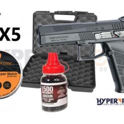 Pack pistolet &agrave; plomb CZ P09 Duty