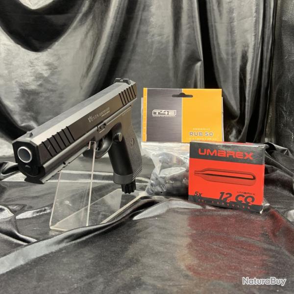 Pack pr�t � tirer - Pistolet "VESTA Defence" PDW.50 - (Munitions + CO2)