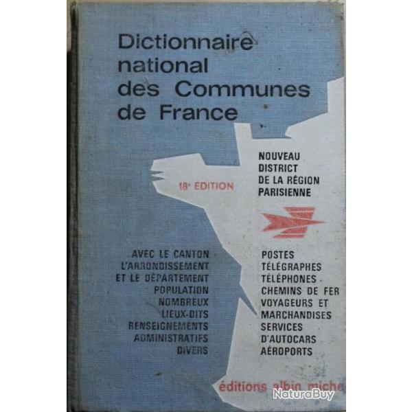 Dictionnaire national des communes de France 18e Edition
