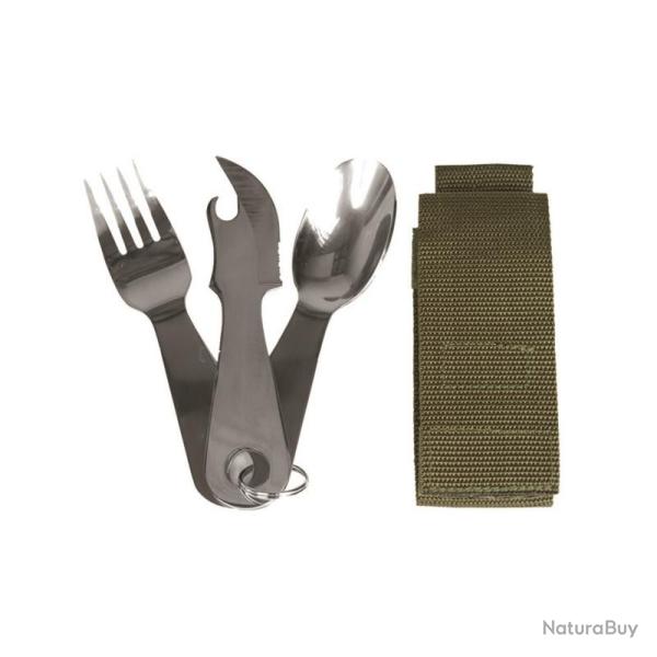Set de 3 couverts en acier inoxydable avec �tui