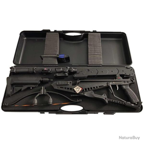 Mallette de transport noire en ABS 85x30x13 cm avec mousse � d�couper