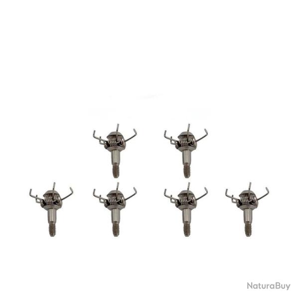 Lot de 6 pointes de chasse pour petit gibier Maximal Judo Lethal