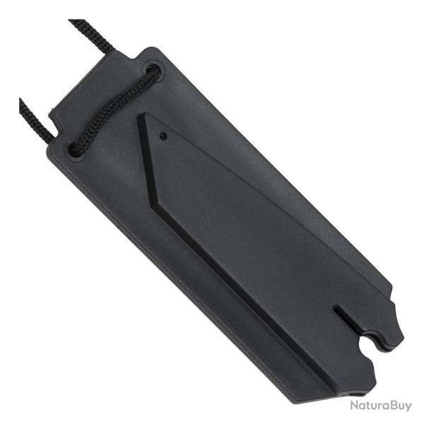 Couteau de cou Haller � lame tanto anodis� Rouge