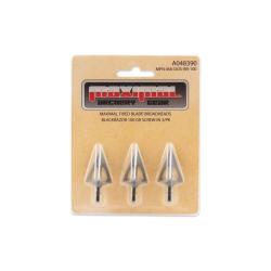 Lot de 3 pointes de chasse &agrave; lame fixe Maximal Black Razor 100 grains