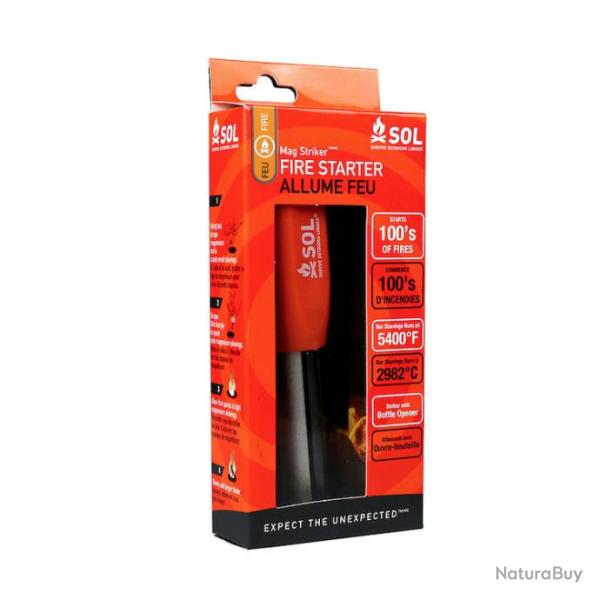 Pierre  feu SOL MAG STRIKER 100 utilisations