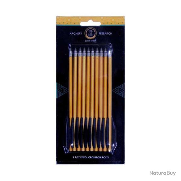 Pack de 10 fl�ches EK Archery en aluminium pour mini arbal�tes 50 et 80 lbs