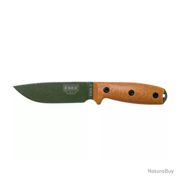 Couteau ESEE Model 4 Natural avec �tui Kydex