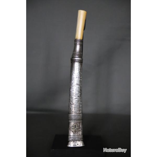 Couteau de type dha des ethnies L et Shan - Asie du Sud Est, fin 19me dbut 20me sicle (2)