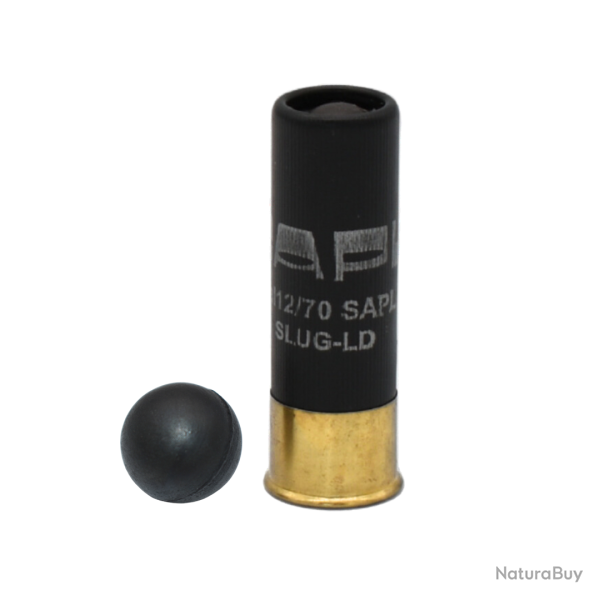 Cartouches Gomm-cogne SAPL Balle Longue Distance - Cal. 12/70 - Par 25