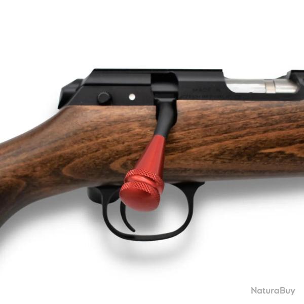 Boule de levier Conique SAPL + Gorge - Alu Rouge