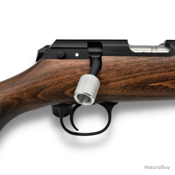 Boule de levier Cylindrique SAPL Molet� Crois� - Alu