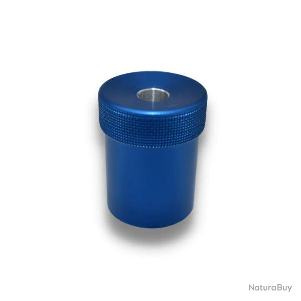 Bouchon Obturateur SAPL Molet� Crois� - Carabines Custom-Silence Adamantium - Alu Bleu