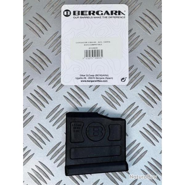Chargeur 5 coups BERGARA AICS ACTION COURTE pour 6,5creed; 308 WIN; 22-250 etc...