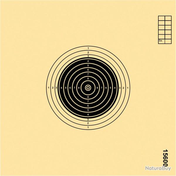 Cibles carabine 50m