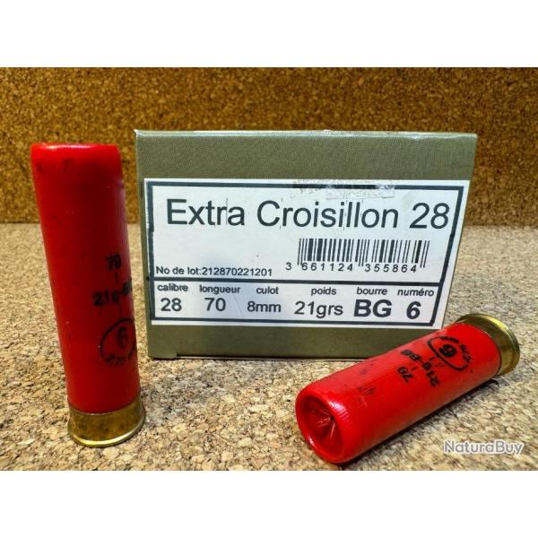 Boite de 10 cartouches Jocker Extra croisillon 21 C/28/70/08 - Bourre grasse