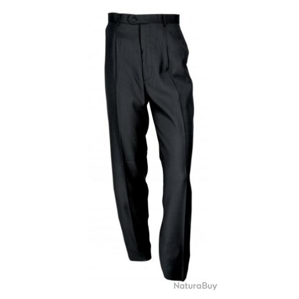 PANTALON COSTUME POLYESTER VISCOSE HOMME Noir