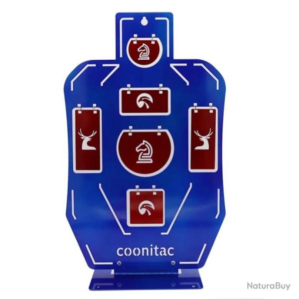 Cible d'entra�nement au tir en acier inoxydable stock limit� ! Bleu . A